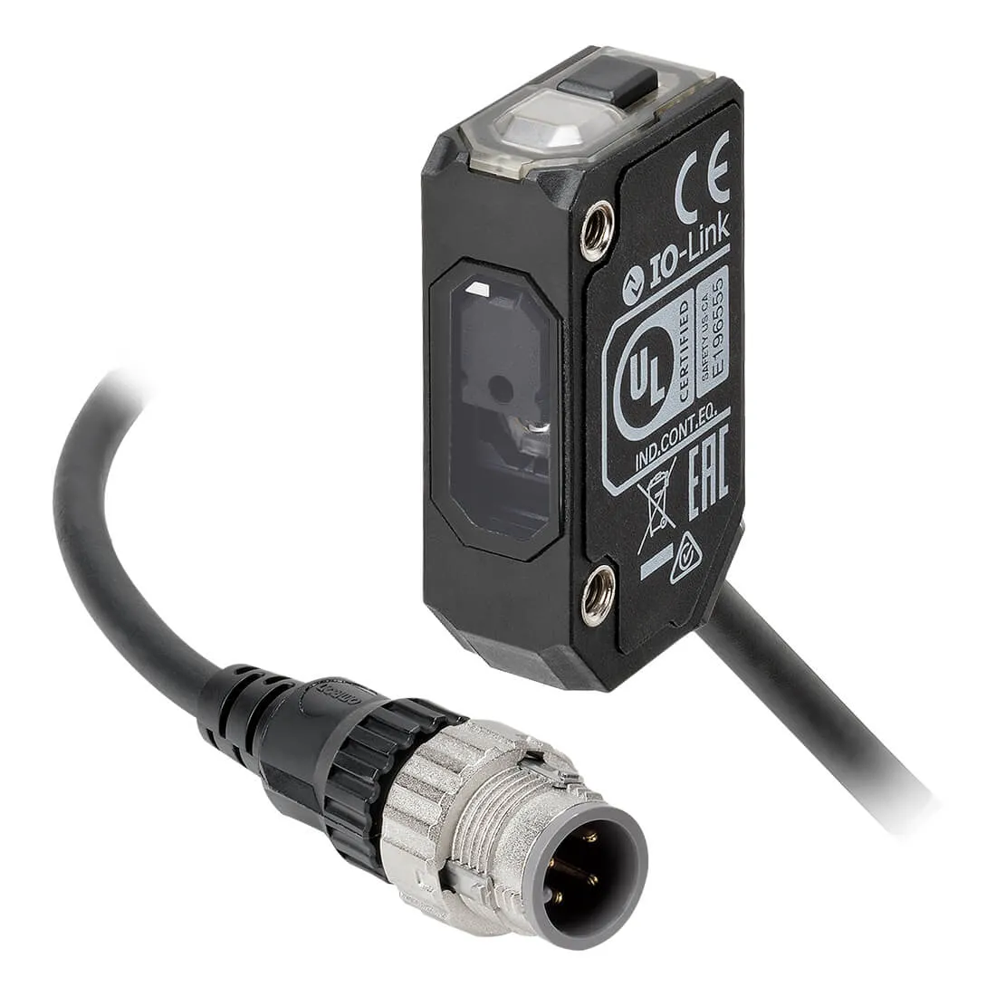 Sensore fotoelettrico Rettangolare Omron, a soppressione di sfondo, rilevamento 1500 mm, uscita NPN