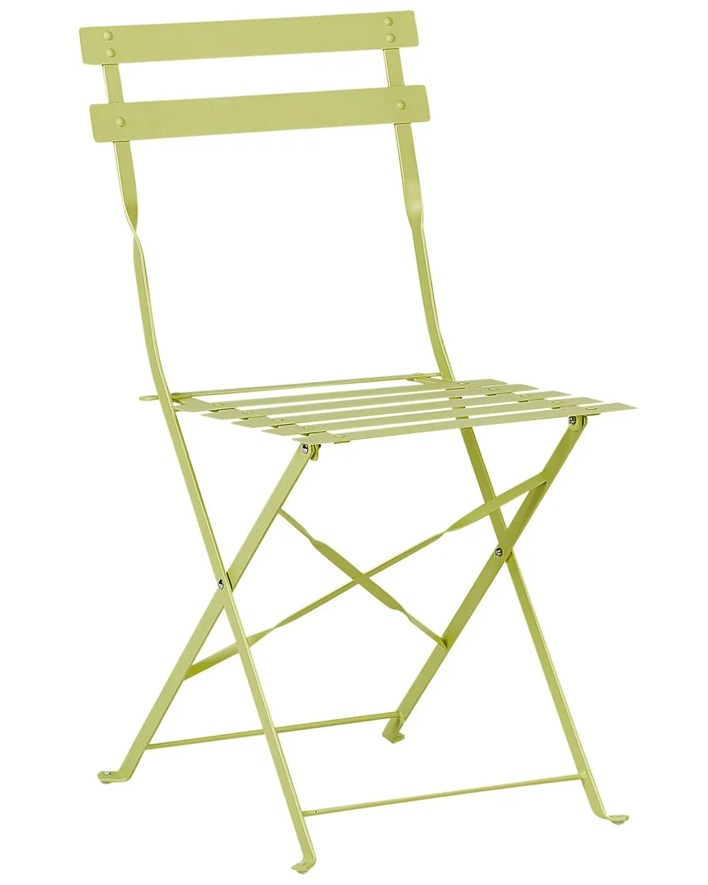 Set bistrot Pieghevole FIORI Metallo Verde lime
