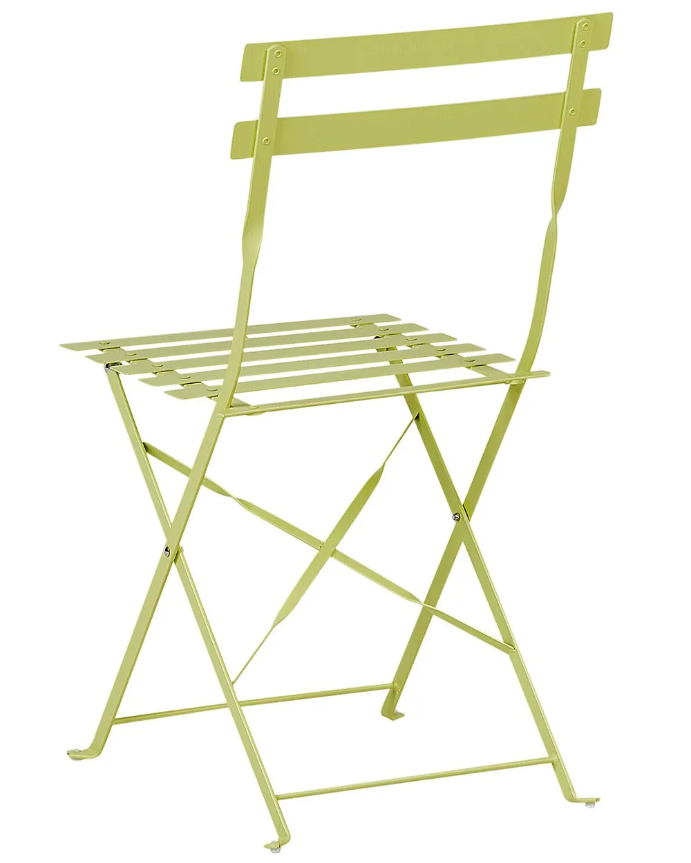 Set bistrot Pieghevole FIORI Metallo Verde lime