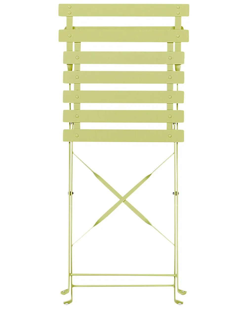 Set bistrot Pieghevole FIORI Metallo Verde lime