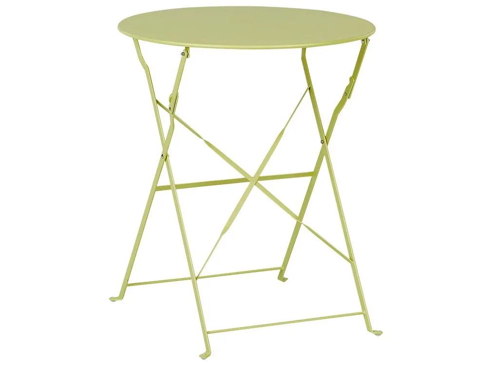 Set bistrot Pieghevole FIORI Metallo Verde lime