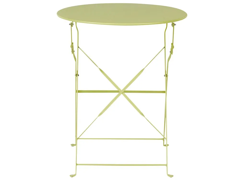 Set bistrot Pieghevole FIORI Metallo Verde lime