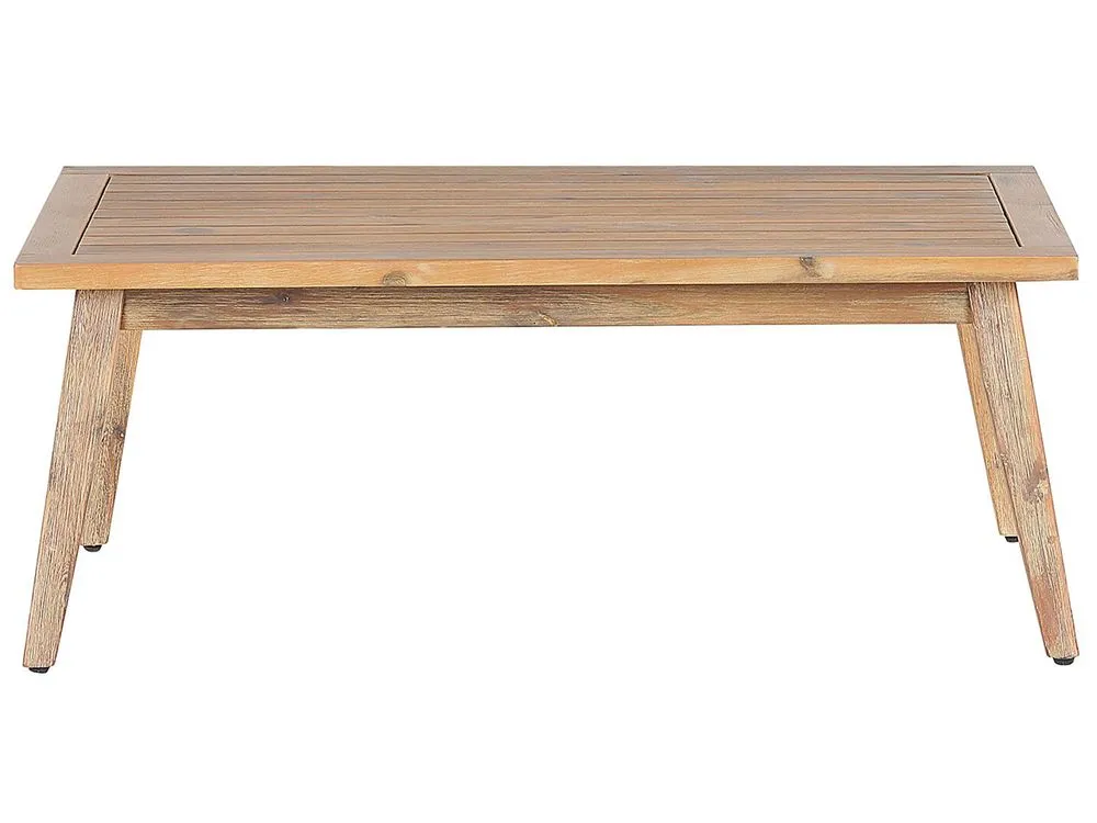Set da giardino con tavolo 4 posti MERANO Legno d'acacia Grigio
