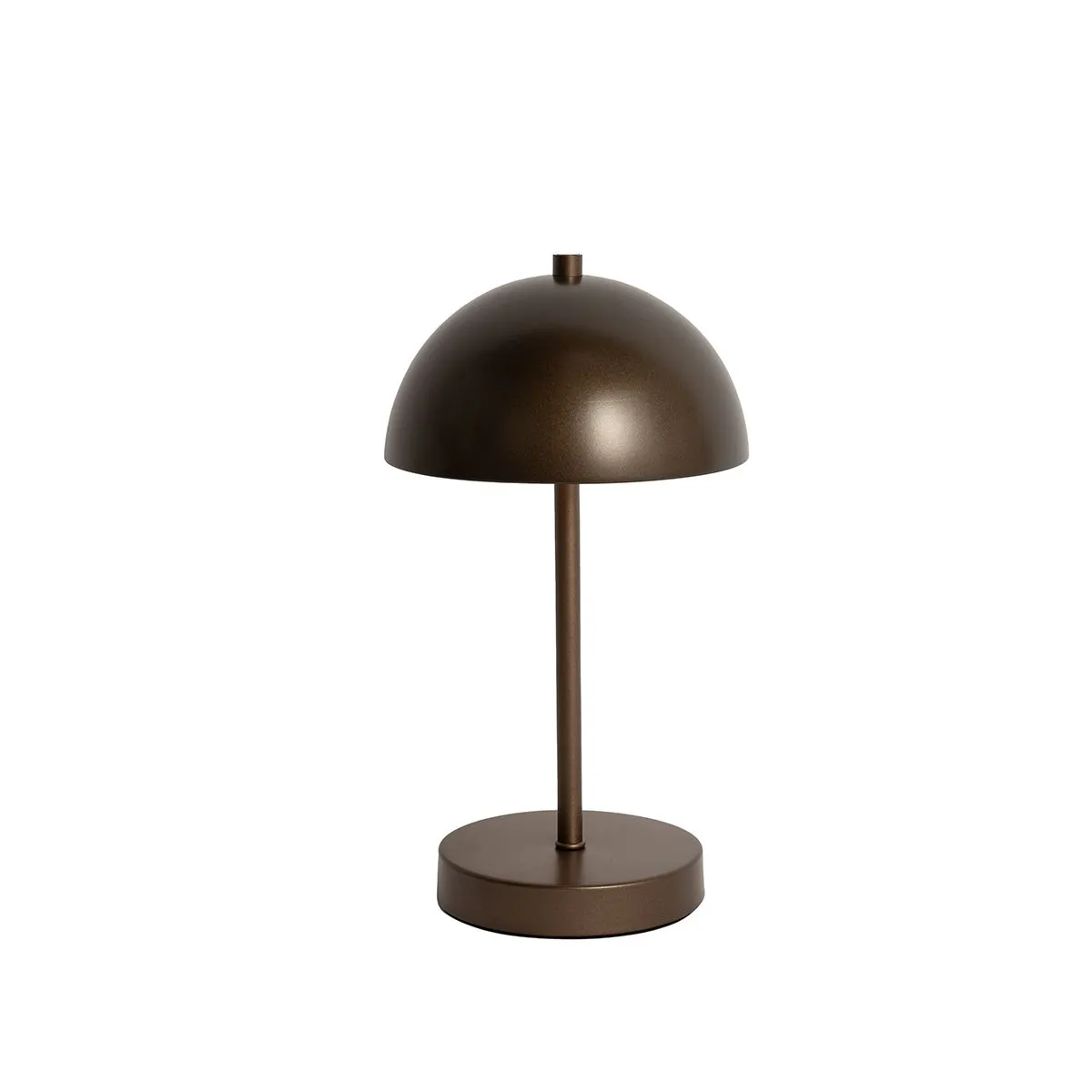 Set di 2 lampade da tavolo per esterni a fungo bronzo scuro ricaricabili - Keira