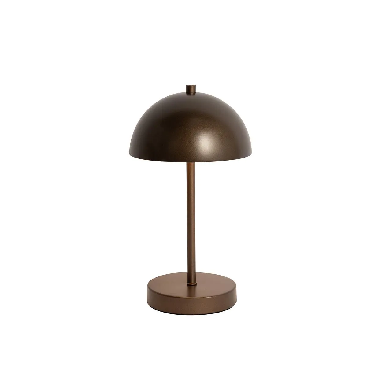 Set di 2 lampade da tavolo per esterni a fungo bronzo scuro ricaricabili - Keira