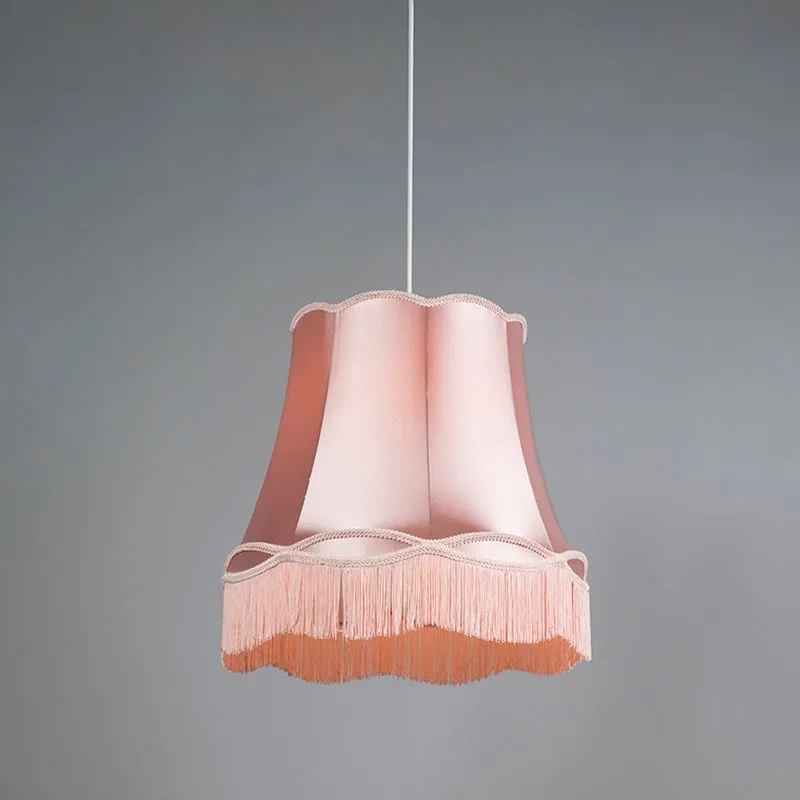 Set di 4 lampade a sospensione retrò colorate 45 cm - Nonna