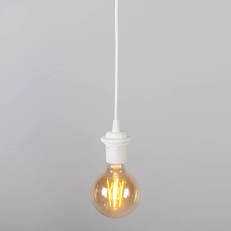 Set di 4 lampade a sospensione retrò colorate 45 cm - Nonna