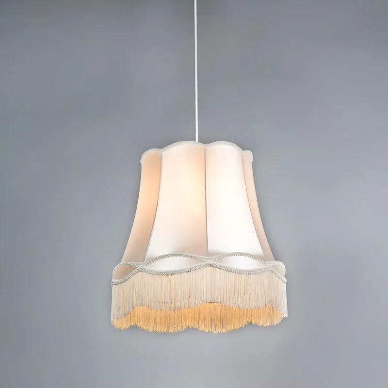Set di 4 lampade a sospensione retrò colorate 45 cm - Nonna
