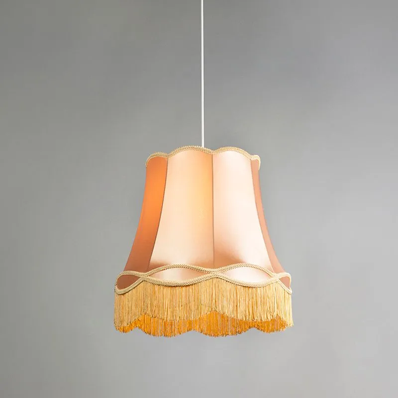 Set di 4 lampade a sospensione retrò colorate 45 cm - Nonna