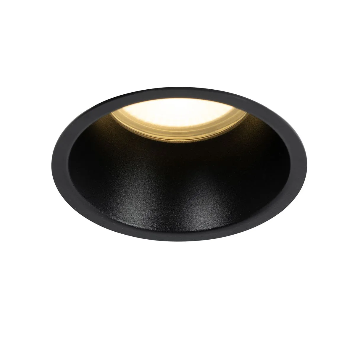 Set di 6 faretti da incasso neri GU10 70 mm IP44 - Dept