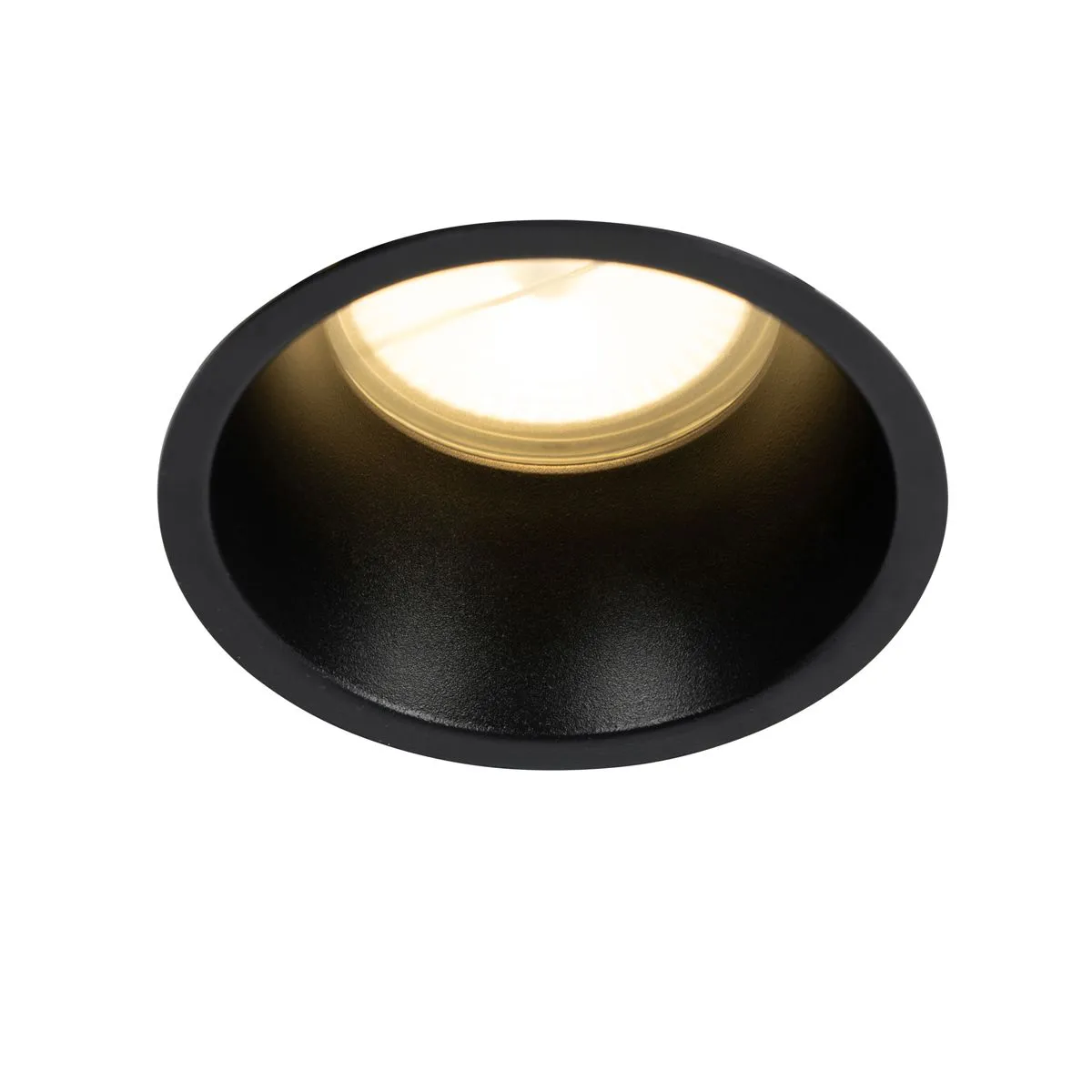 Set di 6 faretti da incasso neri GU10 70 mm IP44 - Dept
