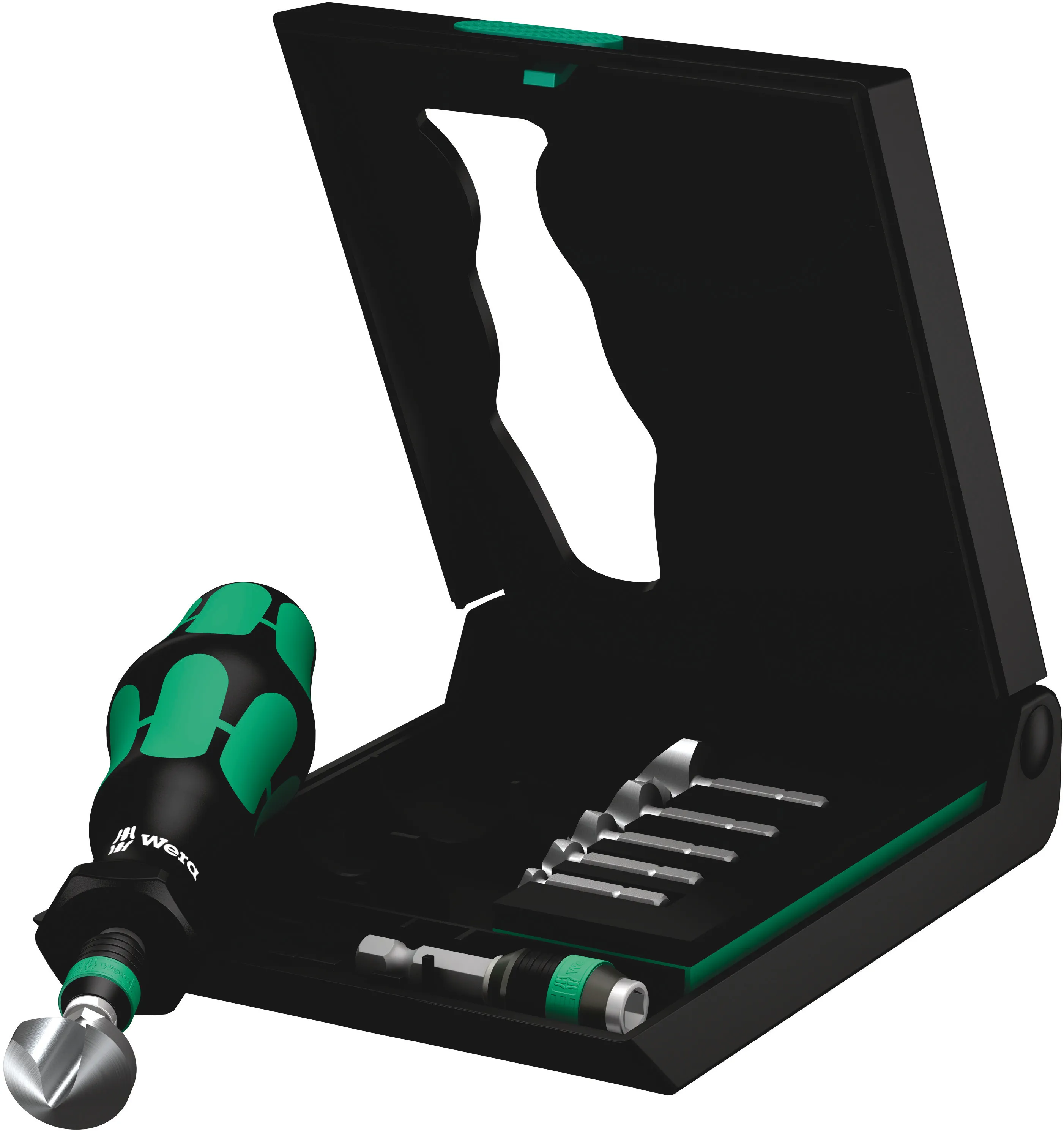 Set di punte per svasatura in HSS Wera, 8 punte, dia. teste 6.3/8.3/10.4/12.4/16.5/20.5 mm, angolo svasatura 90°