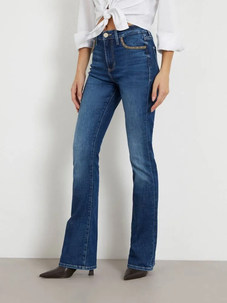 Sexy Flare denim - Jeans Svasati a Vita Alta