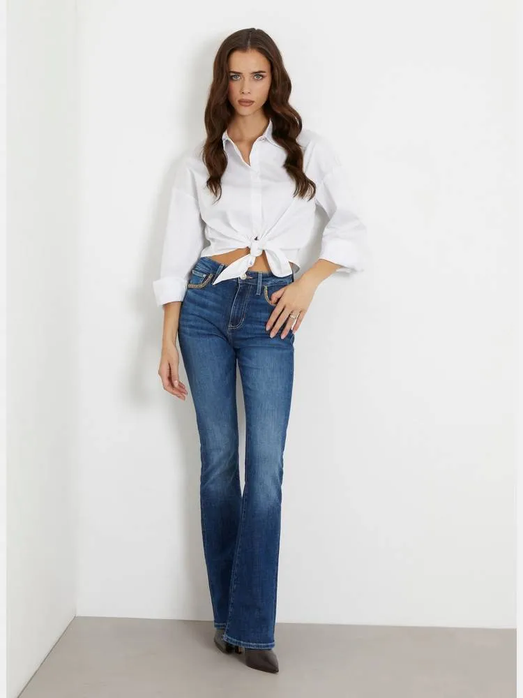 Sexy Flare denim - Jeans Svasati a Vita Alta