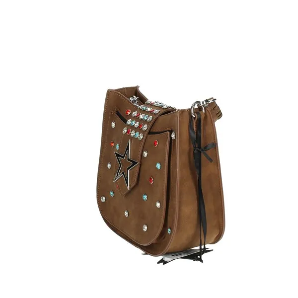 SHOP ART  BORSA A MANO SAAF22046 MARRONE