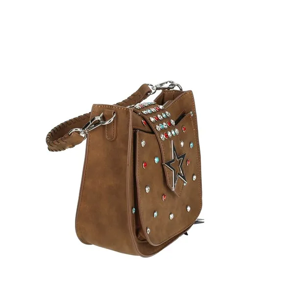 SHOP ART  BORSA A MANO SAAF22046 MARRONE
