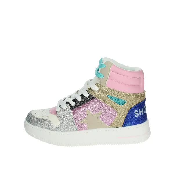 SHOP ART  SNEAKERS ALTA SAG80418 BIANCO/ROSA