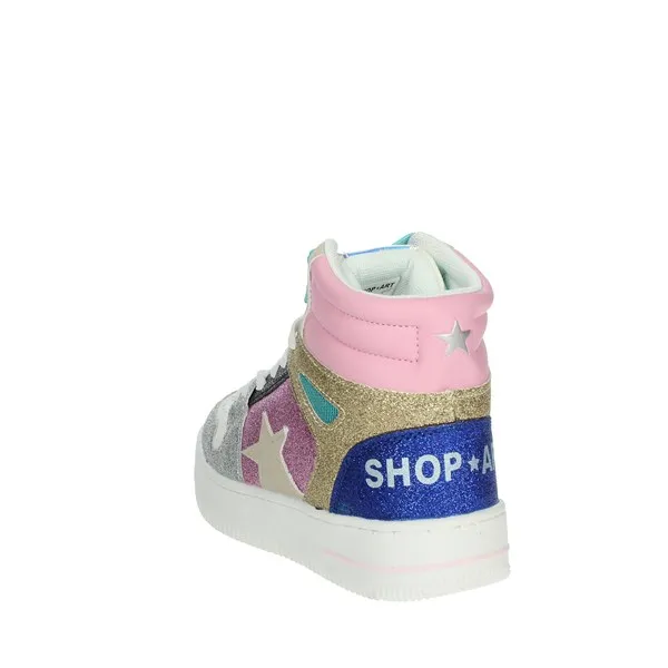 SHOP ART  SNEAKERS ALTA SAG80418 BIANCO/ROSA