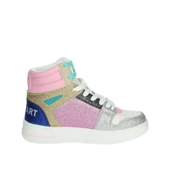 SHOP ART  SNEAKERS ALTA SAG80418 BIANCO/ROSA