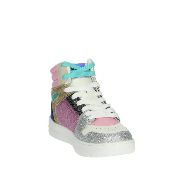 SHOP ART  SNEAKERS ALTA SAG80418 BIANCO/ROSA