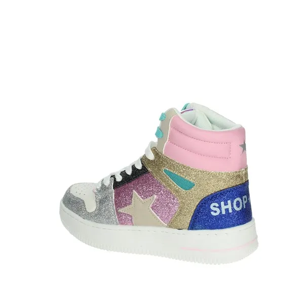 SHOP ART  SNEAKERS ALTA SAG80418 BIANCO/ROSA