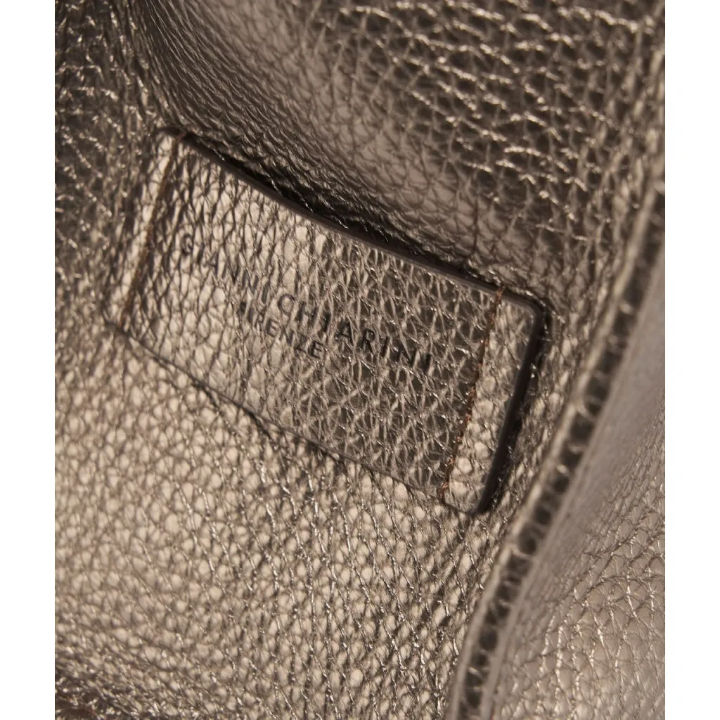 Shopper Marcella in pelle double bubble bronzo