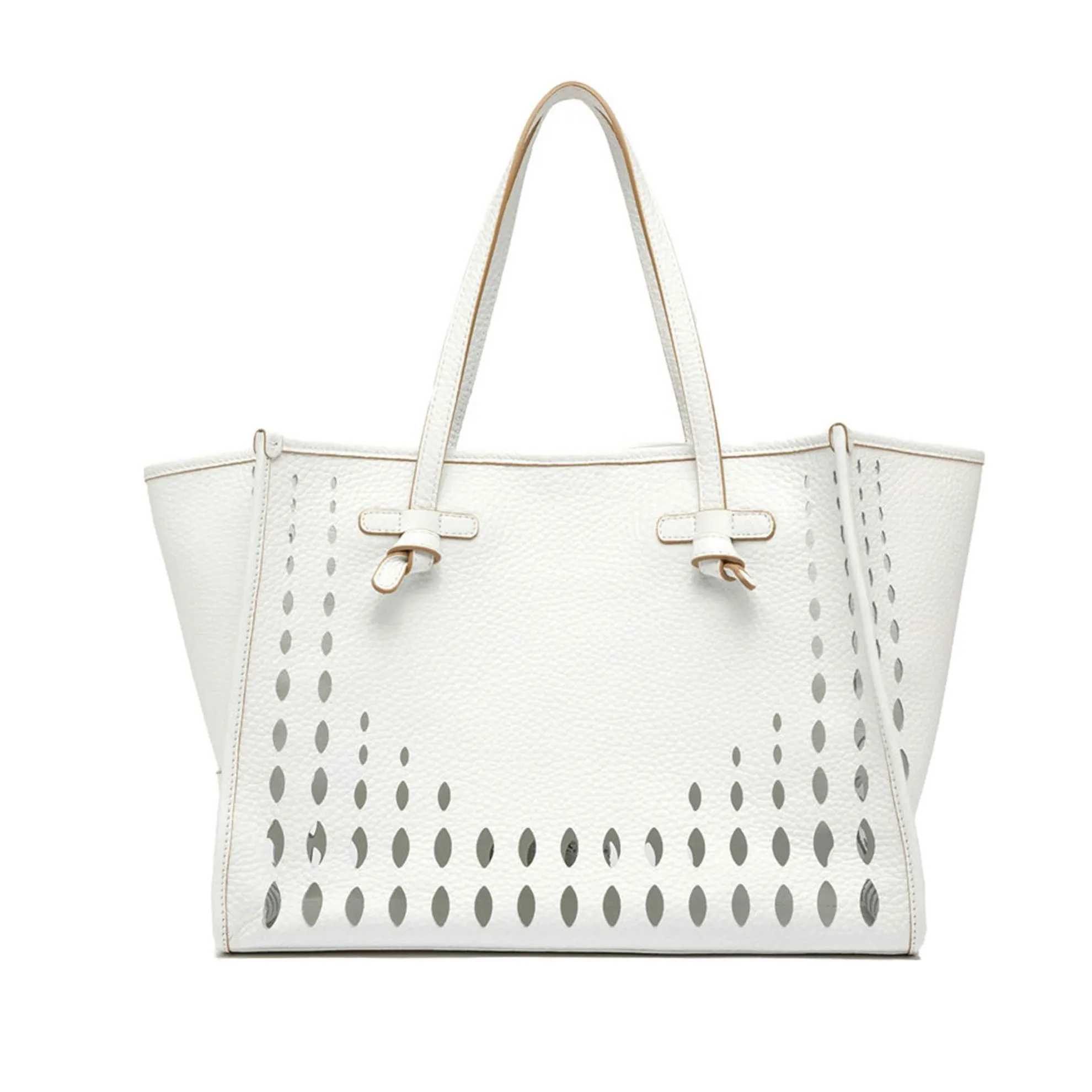 Shopper marcella in pelle forata