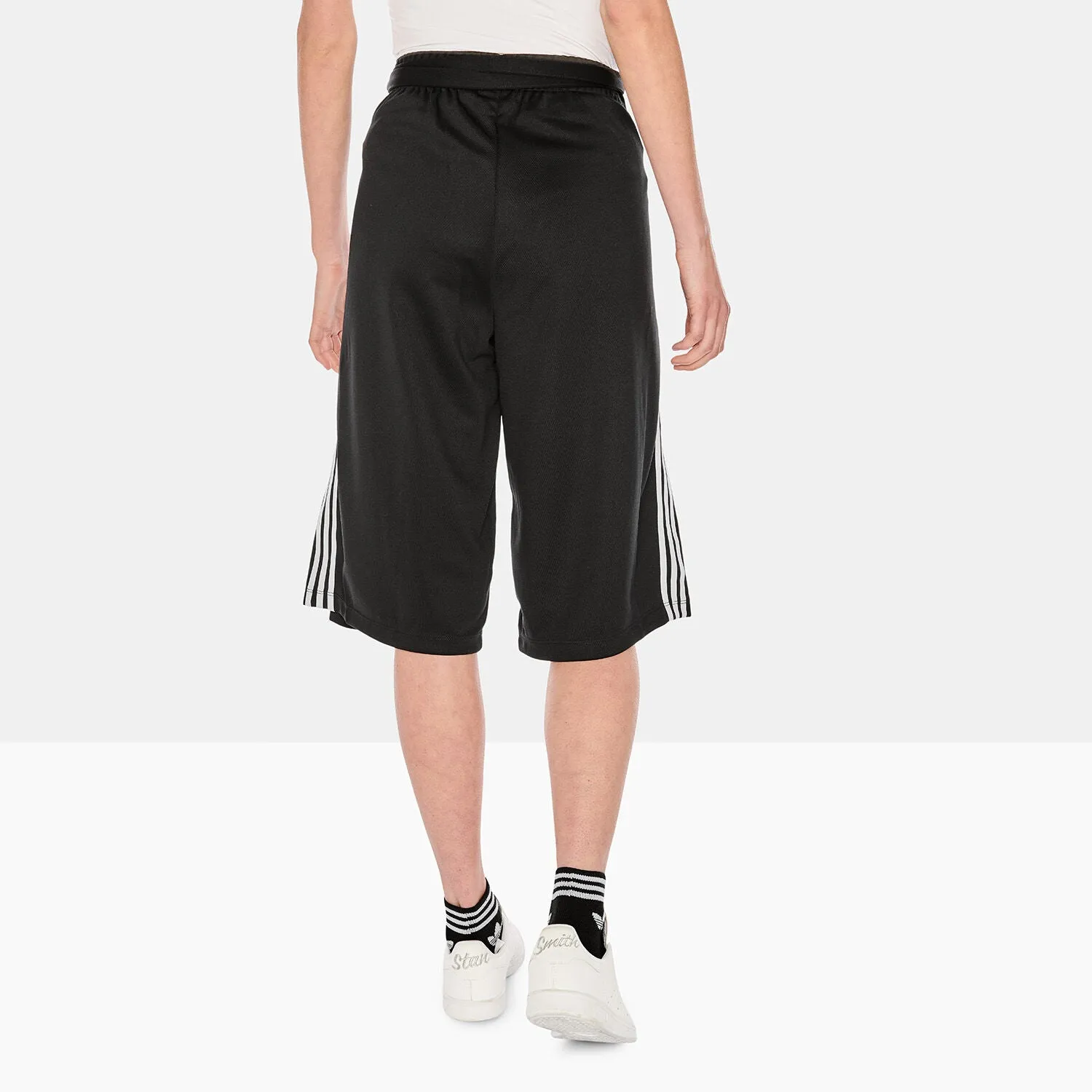 Shorts Donna Nero a righe