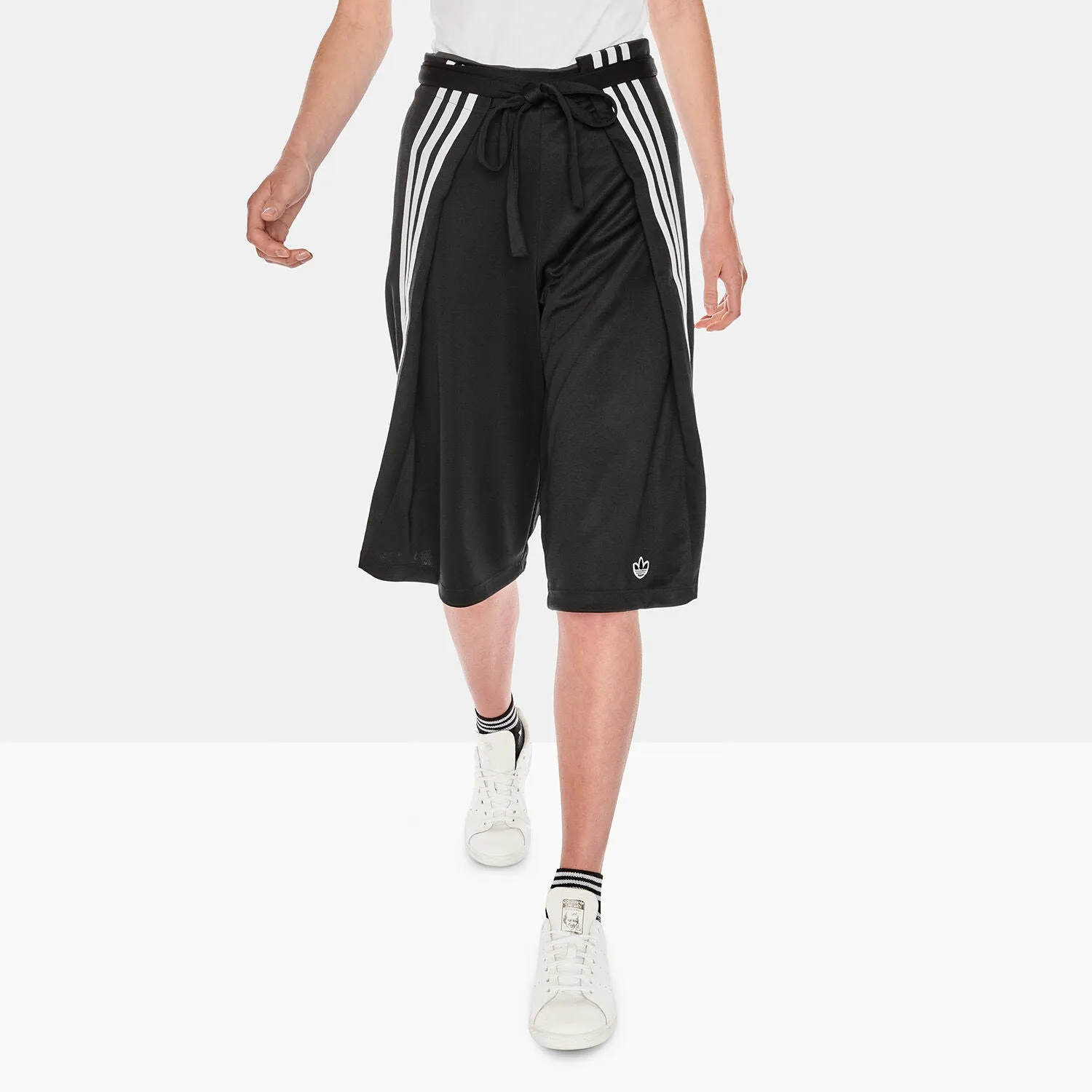 Shorts Donna Nero a righe