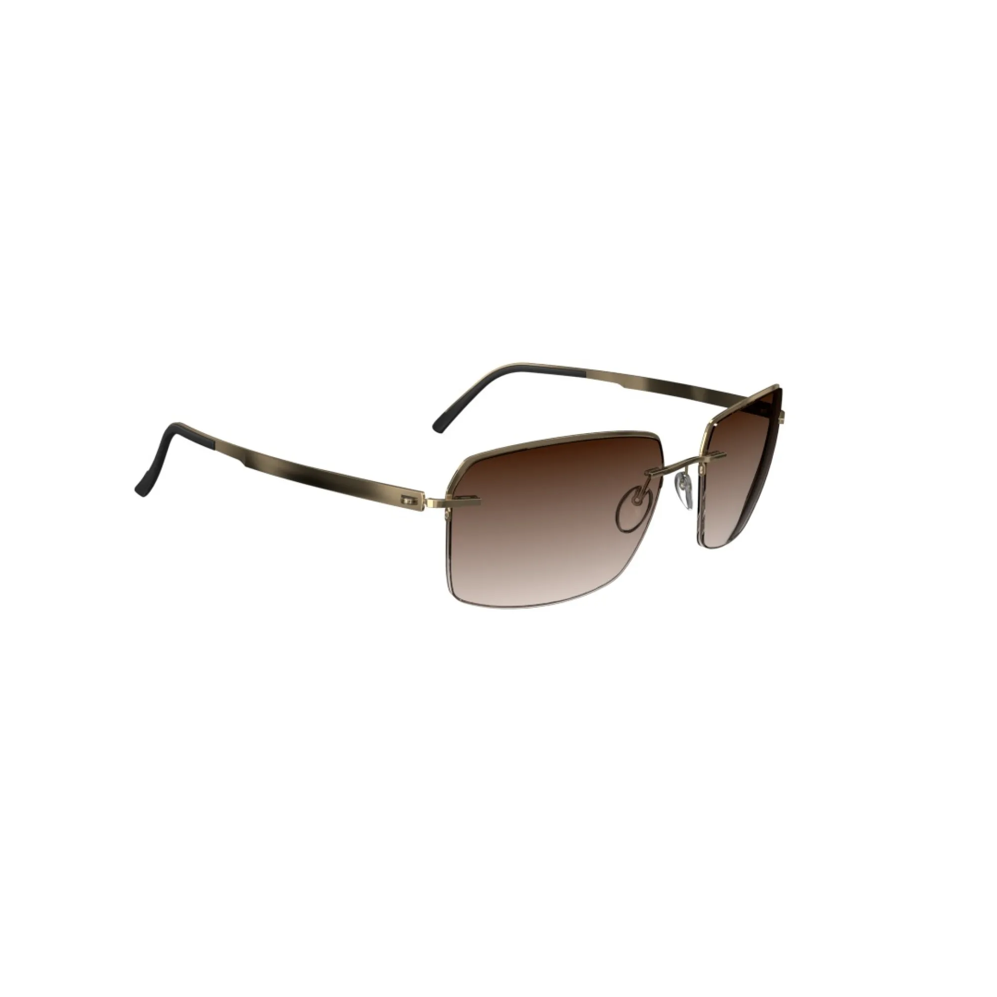   Silhouette 8725 Croisette Club Croisette Club 7520 Oro - Marrone | Occhiale Da Sole Uomo 