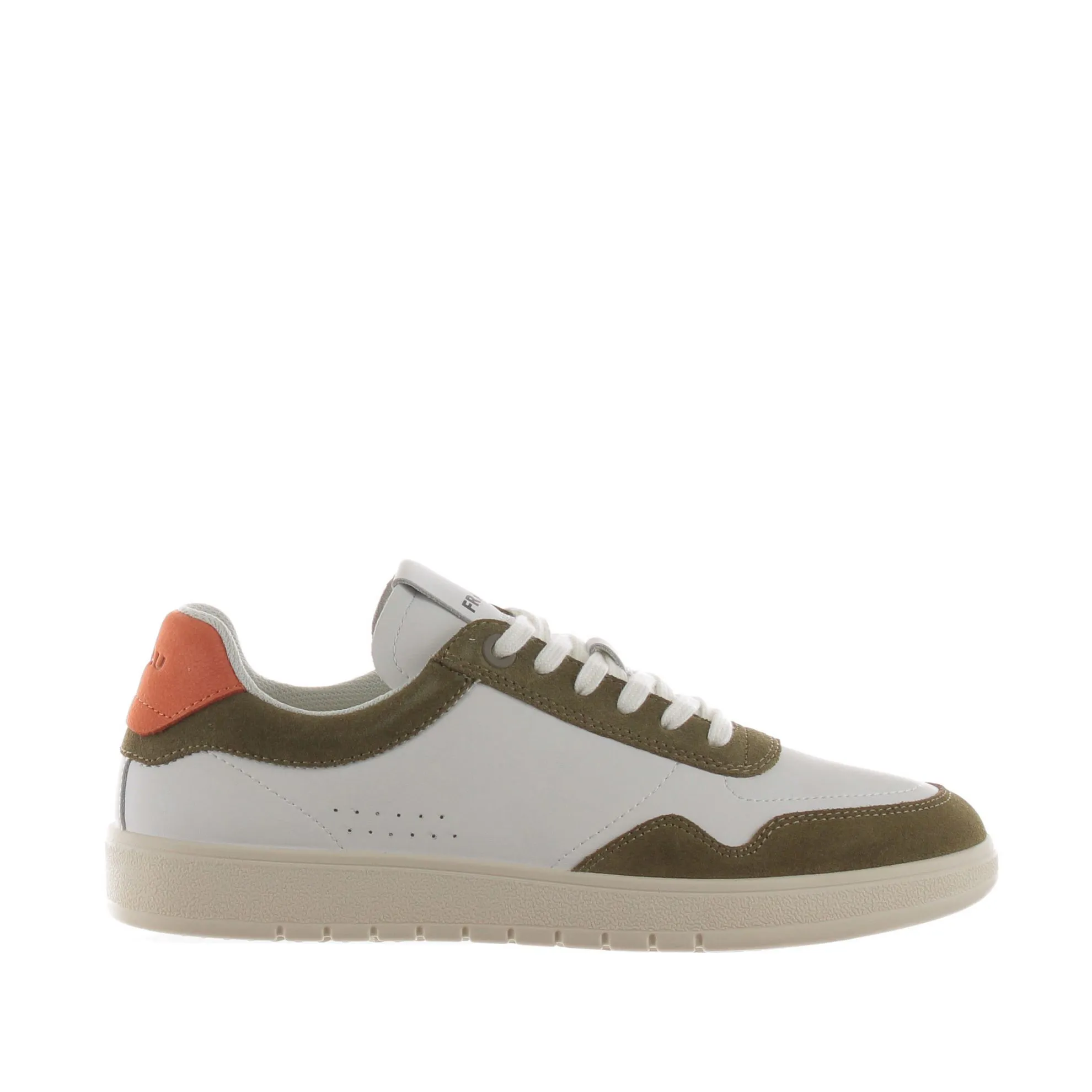Sneaker in pelle e camoscio