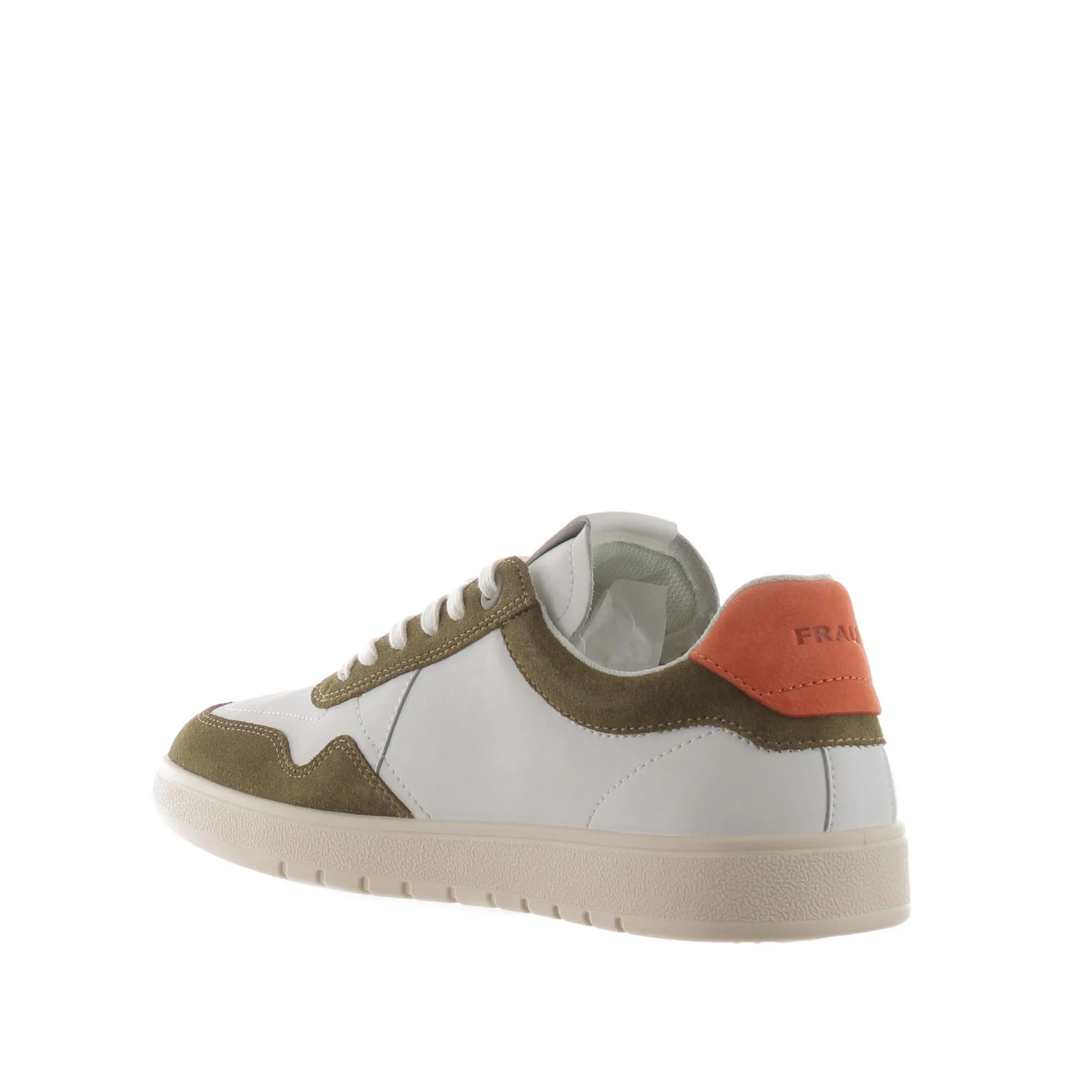 Sneaker in pelle e camoscio