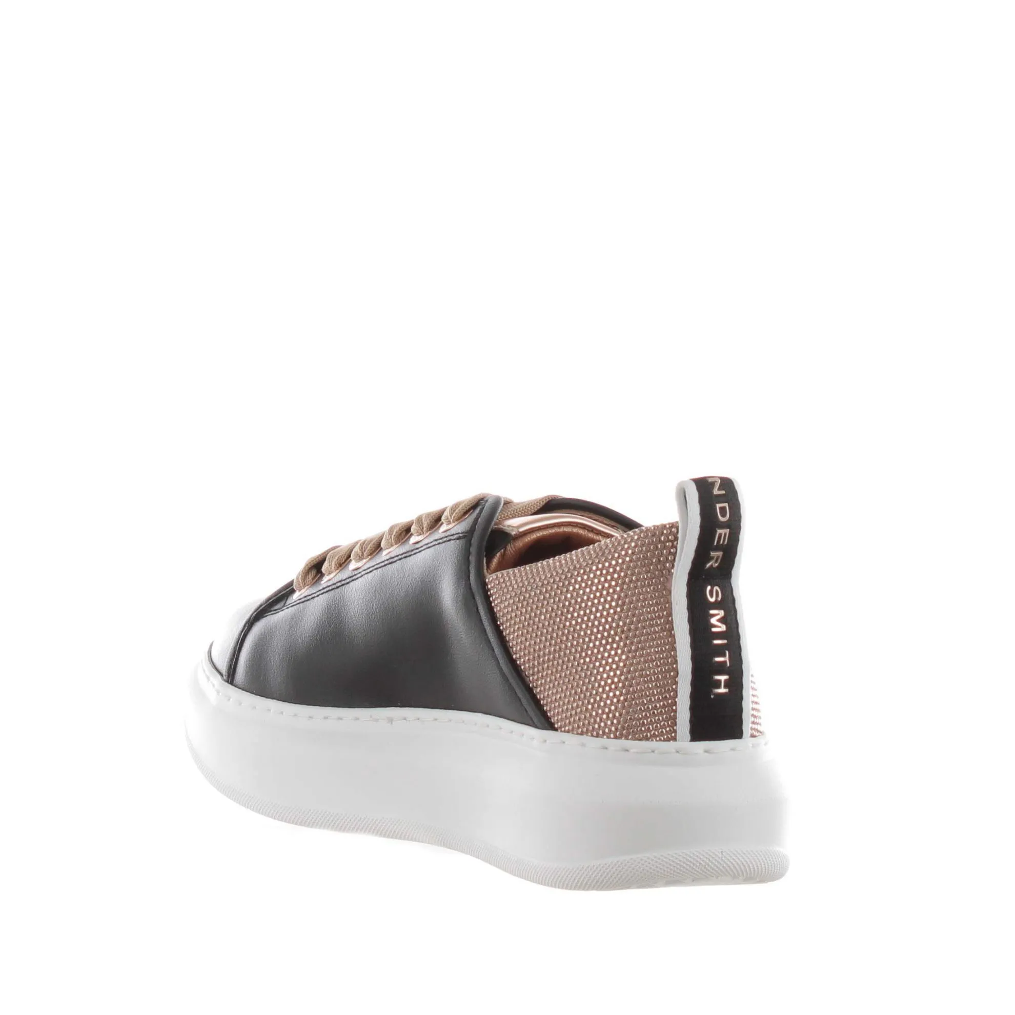 Sneaker wembley in pelle con tallone con borchie