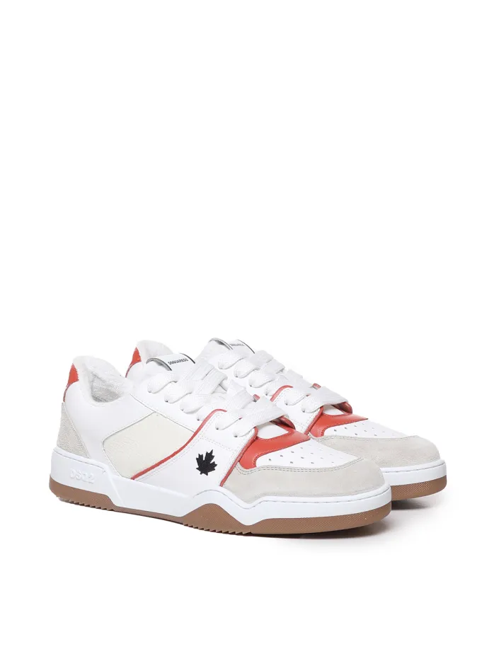 SNEAKERS SPIKER CON RICAMO FOGLIA