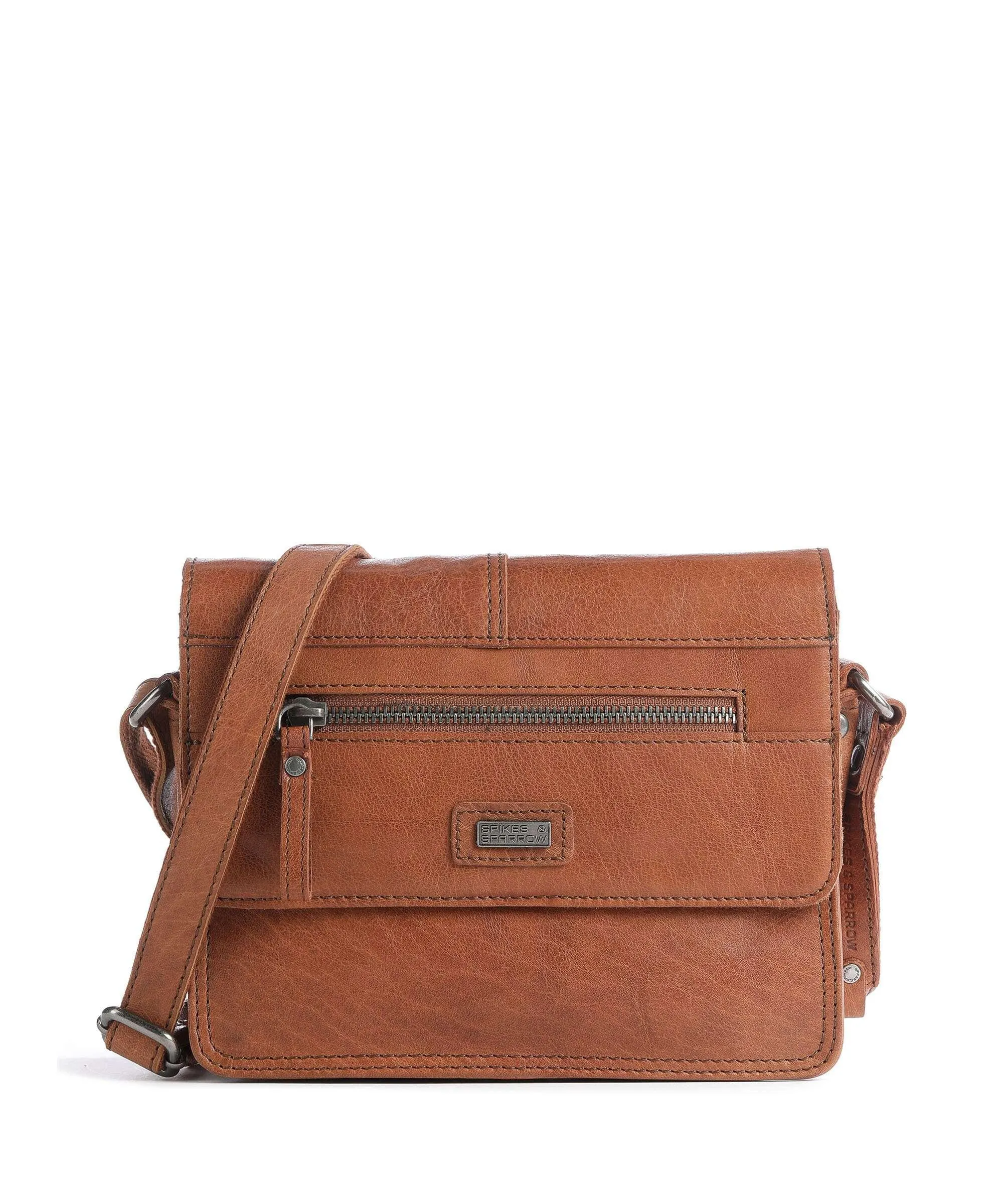  Spikes & Sparrow Bronco Borsa a tracolla pelle cognac  