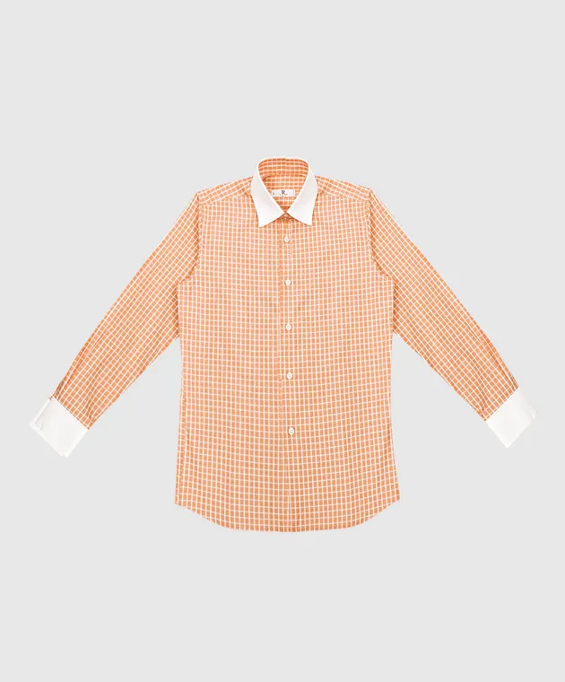 Stefano Ricci Maglietta semplice arancione per bambini YC002316LJ1655