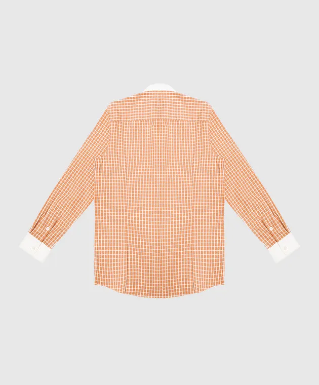 Stefano Ricci Maglietta semplice arancione per bambini YC002316LJ1655