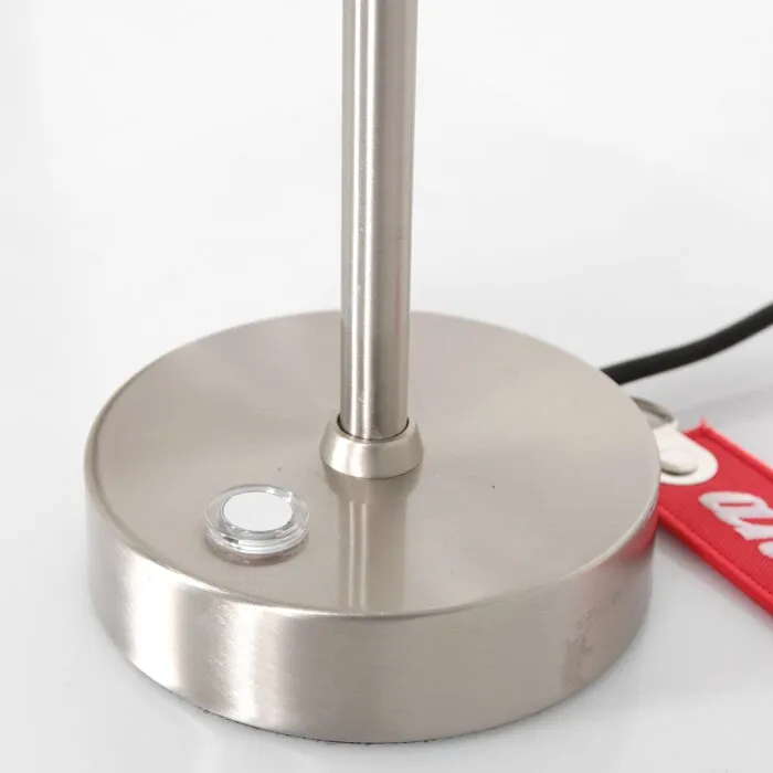 Steinhauer Lampada da tavolo Acciaio inox, 1-Luce