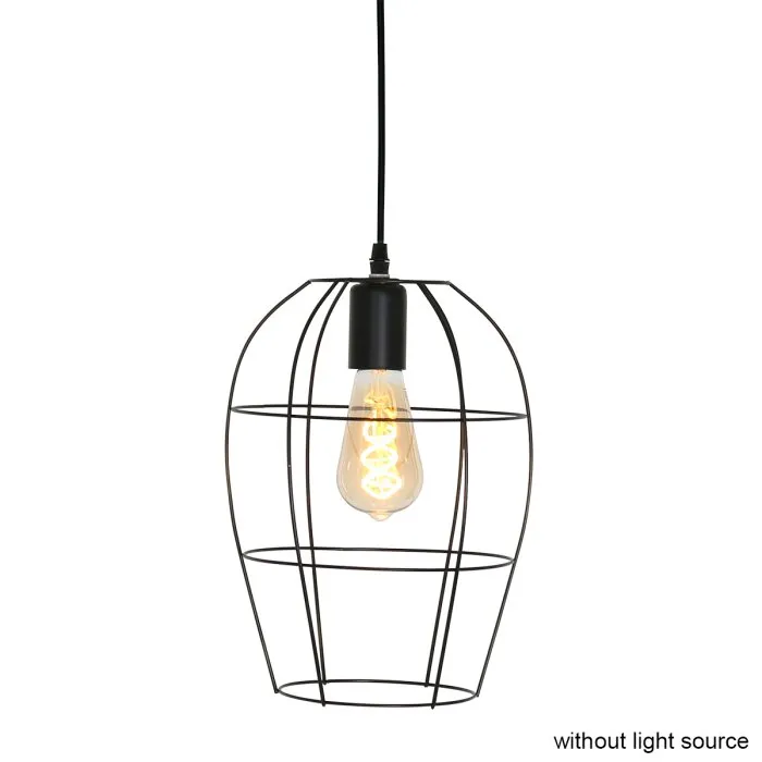 Steinhauer Minimalics Lampada a Sospensione Nero, 1-Luce