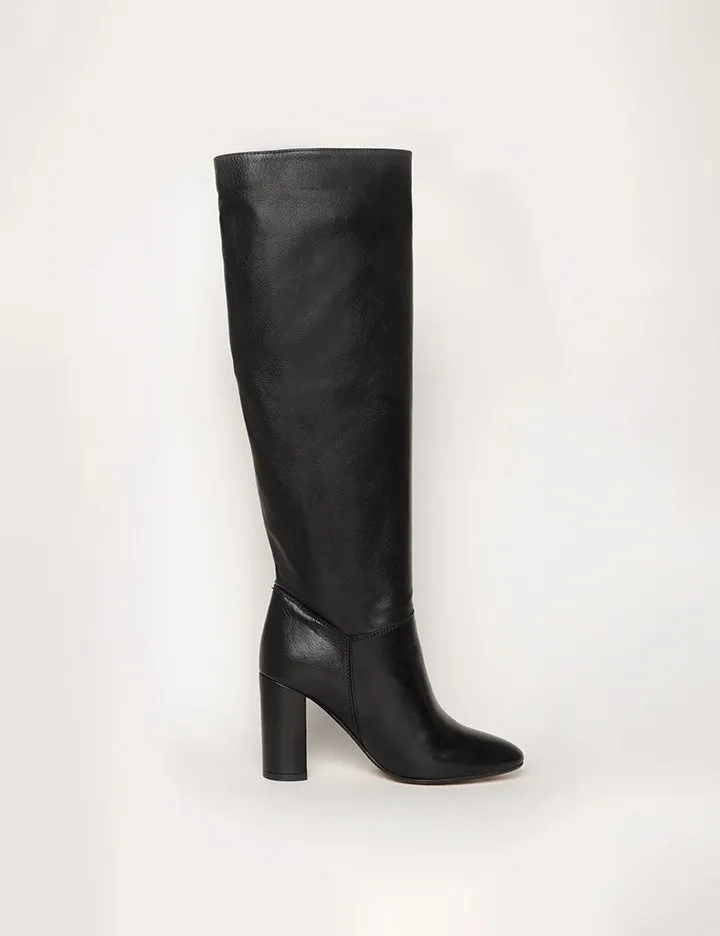stivale nappa nero