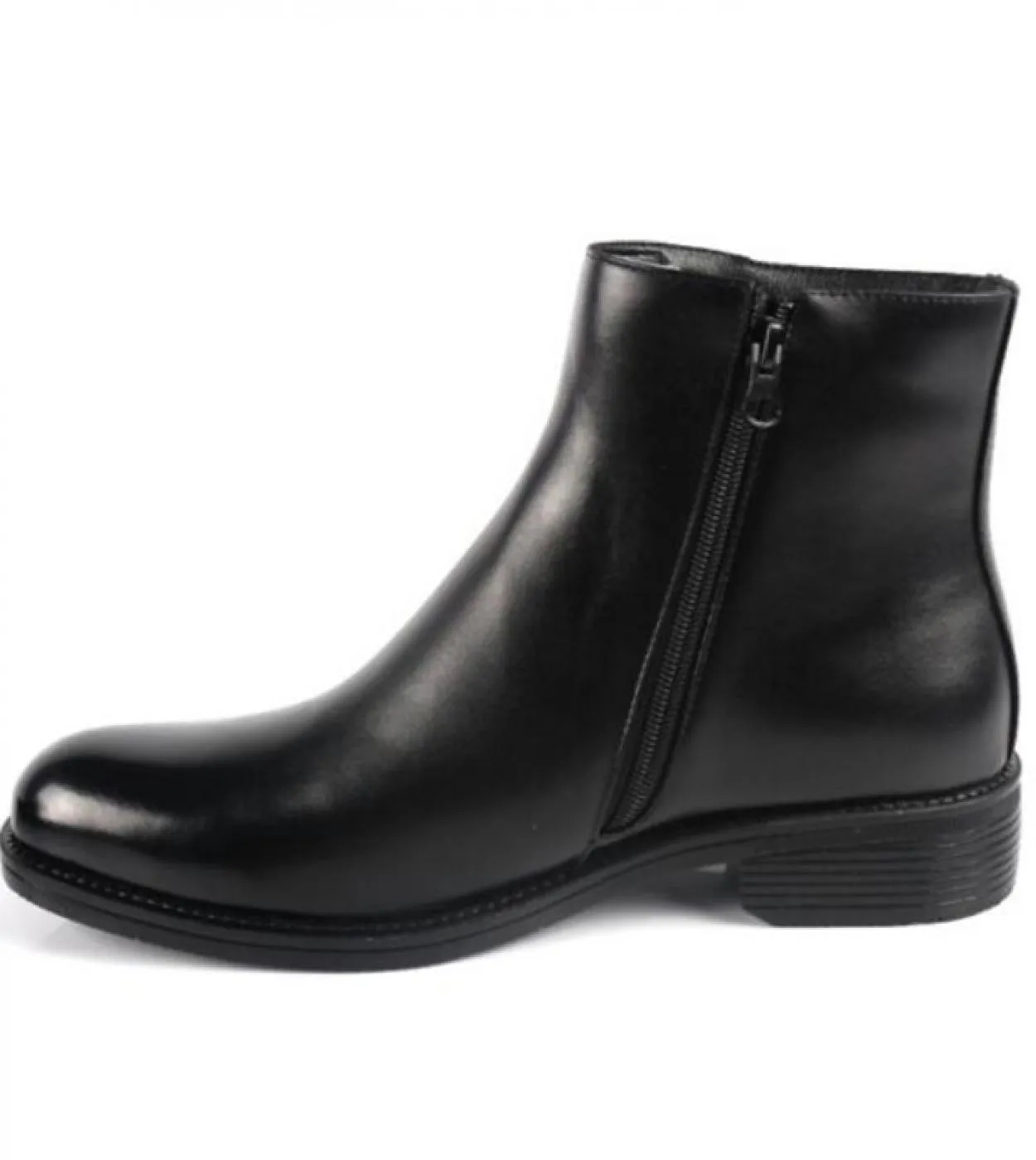Stivali da uomo di grandi dimensioni Scarpe di lana firmate con cerniera in vera pelle Uomo Mantieni caldo stivale Abito maschil