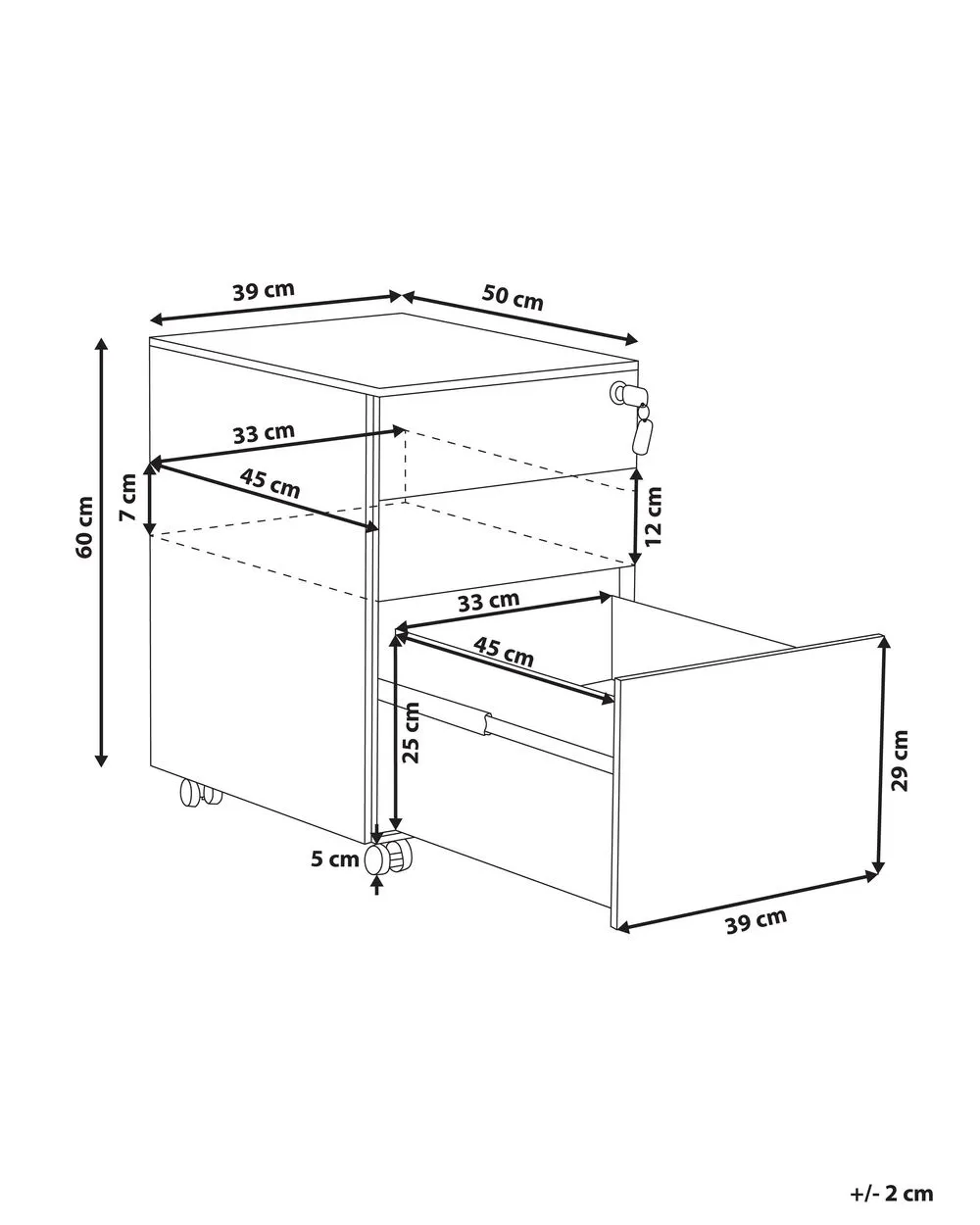 Storage Unit CAMI Metal Black