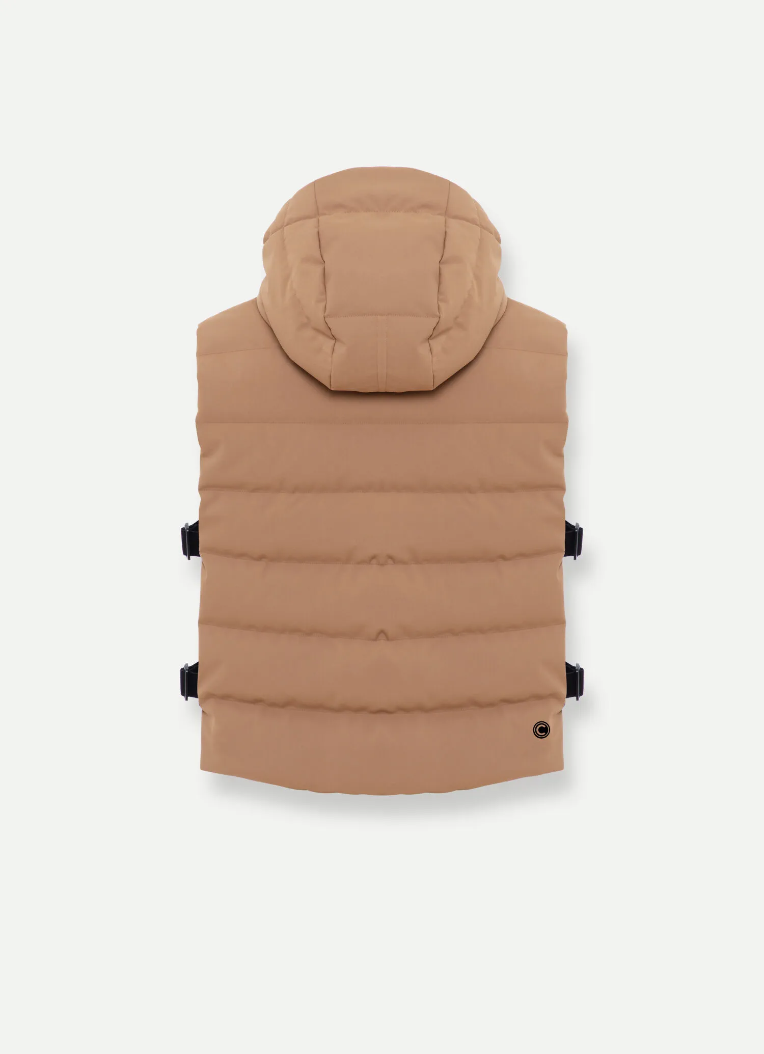 Stretch hooded ski gilet