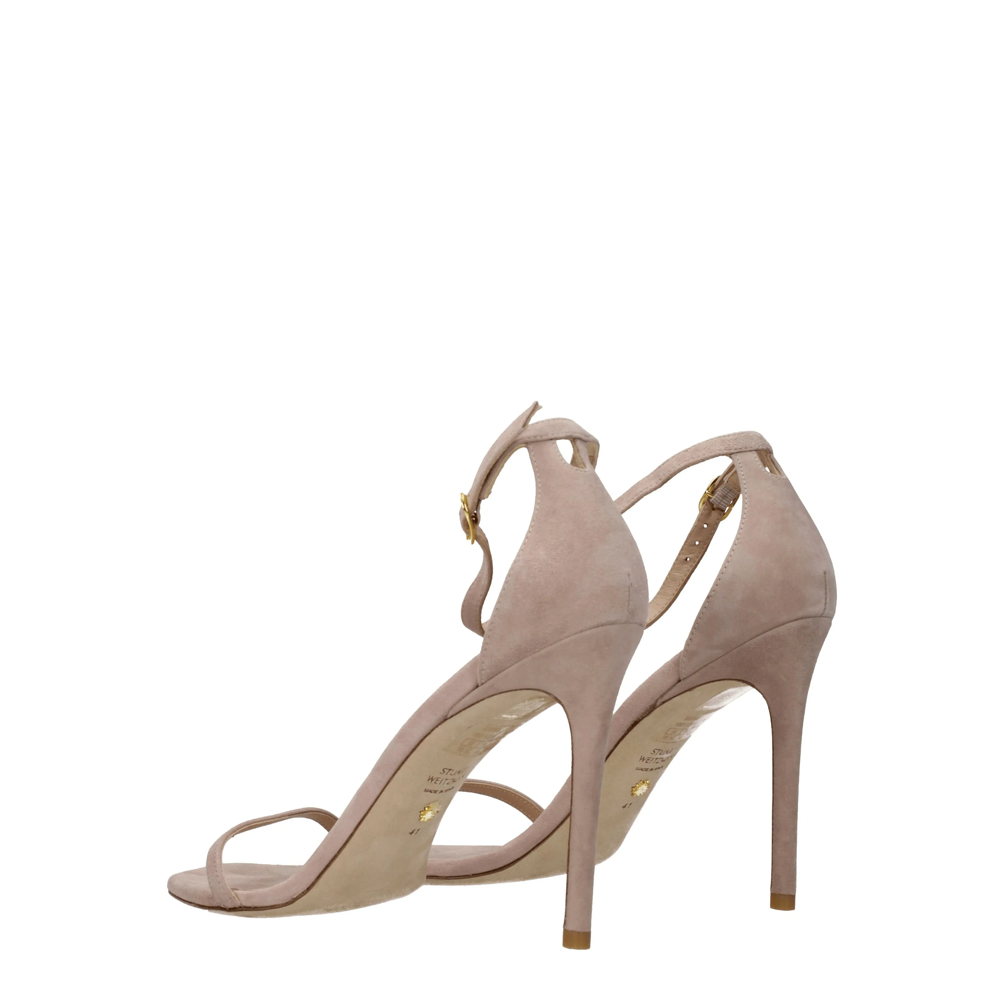 Stuart Weitzman Sandali Nudistcurve Donna Camoscio Rosa/Rosa Carne