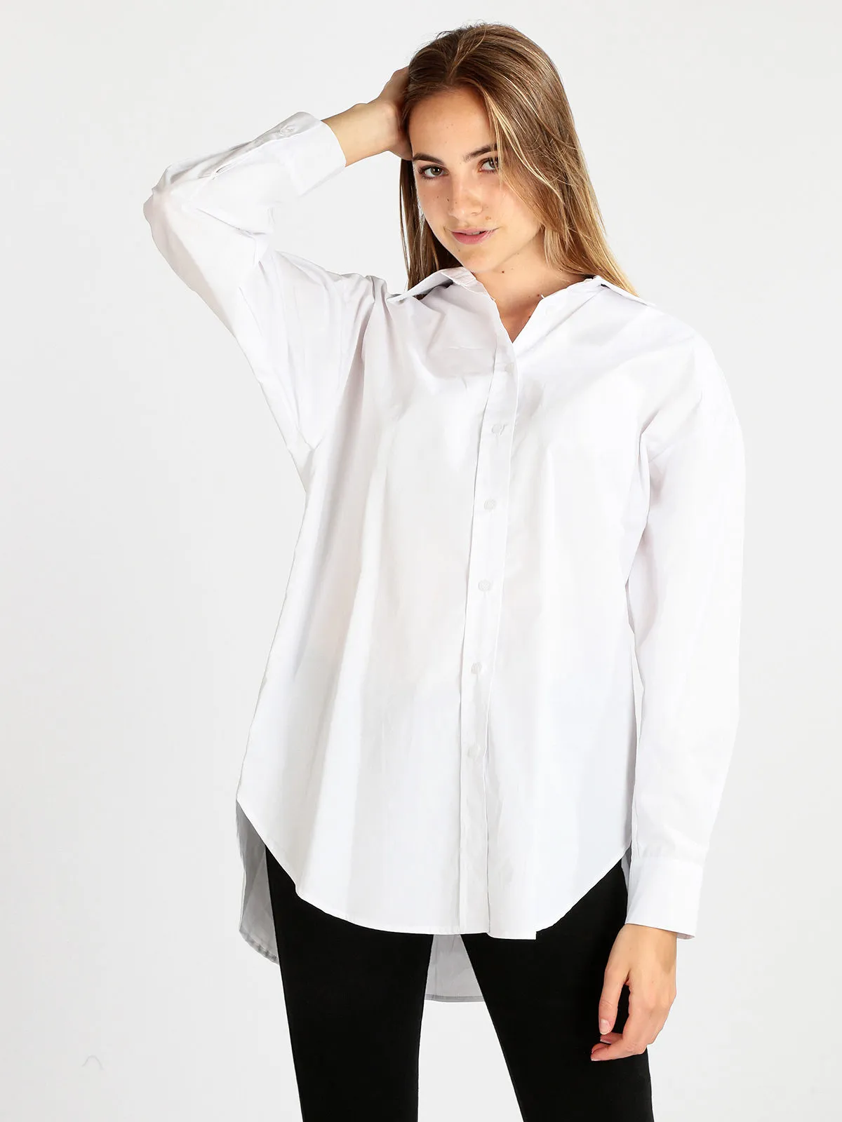 Sun Sun Maxi chemise femme oversize en coton