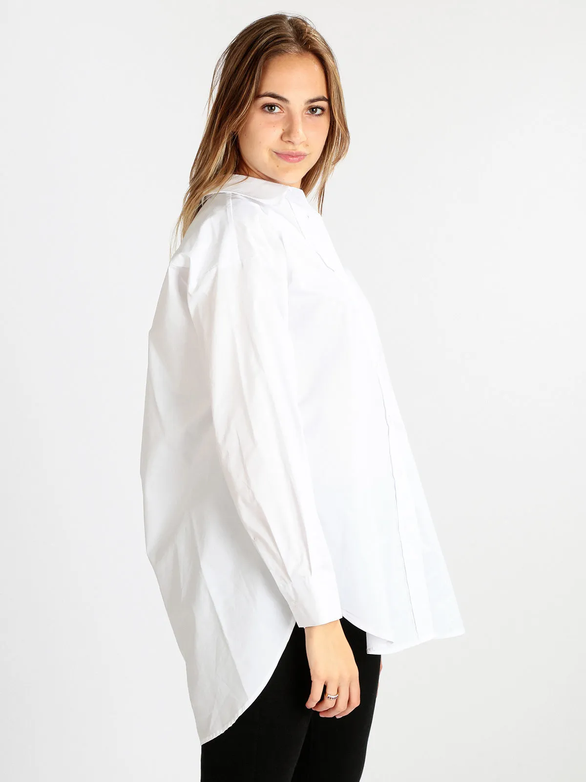 Sun Sun Maxi chemise femme oversize en coton
