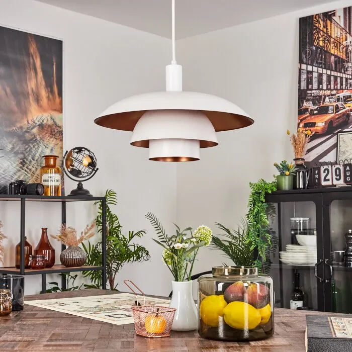 Sundet Lampadario a sospensione Bianco, 1-Luce