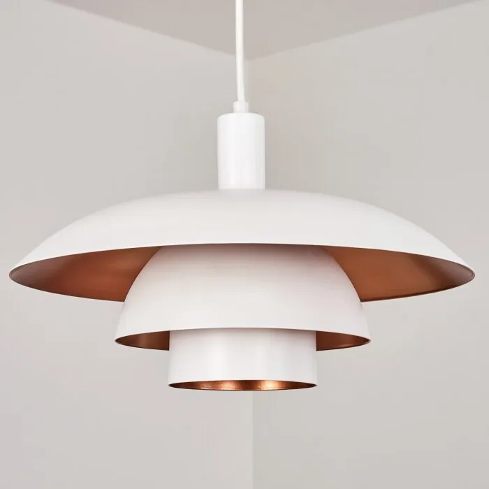 Sundet Lampadario a sospensione Bianco, 1-Luce