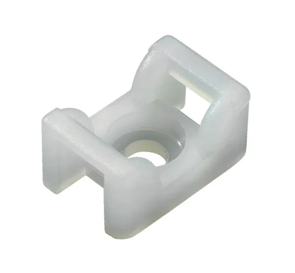Supporto fascette HellermannTyton, 18mm x 12 mm, Ø fissaggio 4.5mm