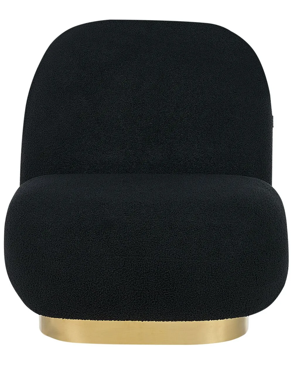 Swivel Armchair LOVIISA Boucle Black
